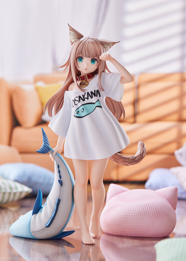 [PREORDER] Uchi no Neko ga Onnanoko de Kawaii "Kinako" -Good Morning Ver. LIMITED EDITION - 1/6 Scale Figure - Glacier Hobbies - Goldenhead