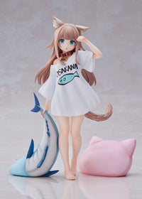 [PREORDER] Uchi no Neko ga Onnanoko de Kawaii "Kinako" -Good Morning Ver. LIMITED EDITION - 1/6 Scale Figure - Glacier Hobbies - Goldenhead