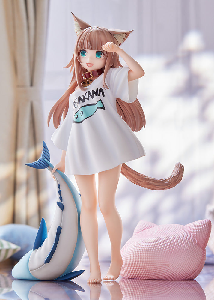 [PREORDER] Uchi no Neko ga Onnanoko de Kawaii "Kinako" -Good Morning Ver. LIMITED EDITION - 1/6 Scale Figure - Glacier Hobbies - Goldenhead