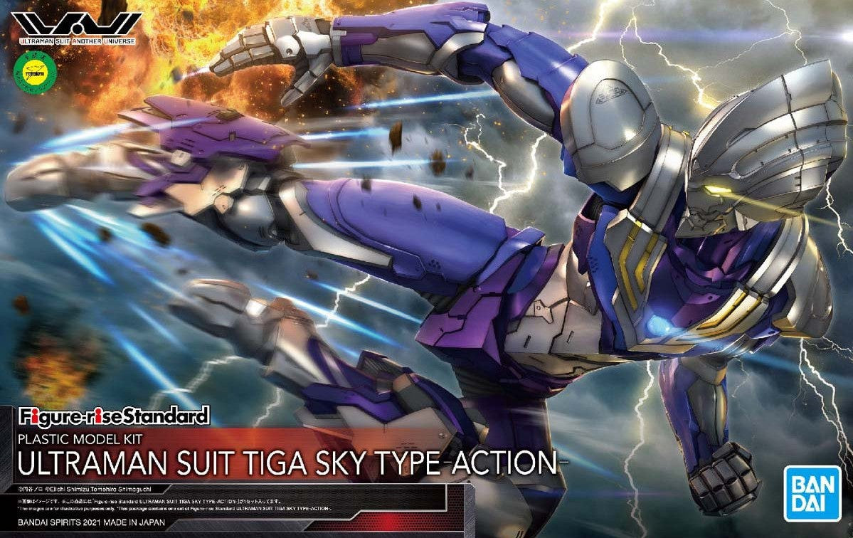 Ultraman Suit Tiga (Sky Type) -Action- Figure-rise Standard - Glacier Hobbies - Bandai