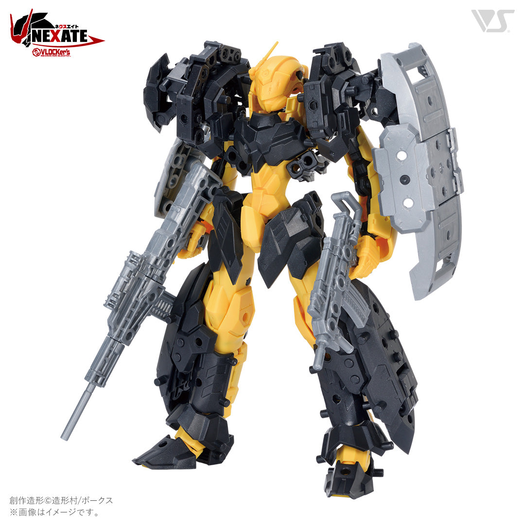 VLOCKER's NEXATE Prime Short-Range Combat Type: V-Litz Armor Parts Set (Yellow/Black Ver.) - Glacier Hobbies - VOLKS