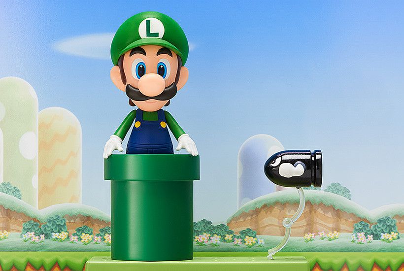 Luigi Nendoroid 393 - Super Mario Bros - Glacier Hobbies - Good Smile Company