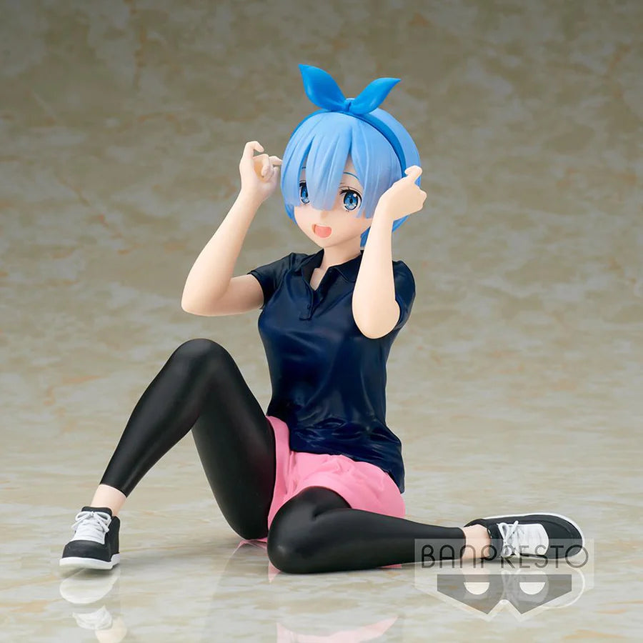 Re:Zero -Starting Life in Another World- -Relax time- REM Training style ver. -  Prize Figure - Glacier Hobbies - Banpresto