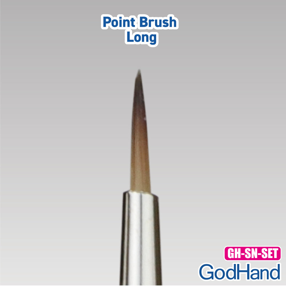 Godhand GH-BRSP-SN-SET Brushwork Semi-PRO 4 Brushes Set - Glacier Hobbies - GodHand