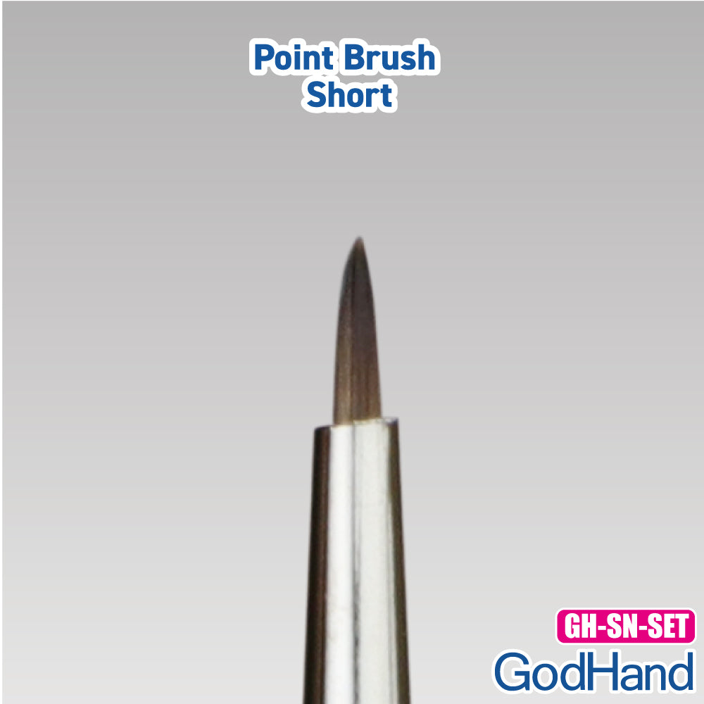 Godhand GH-BRSP-SN-SET Brushwork Semi-PRO 4 Brushes Set - Glacier Hobbies - GodHand