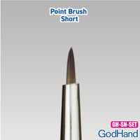 Godhand GH-BRSP-SN-SET Brushwork Semi-PRO 4 Brushes Set - Glacier Hobbies - GodHand