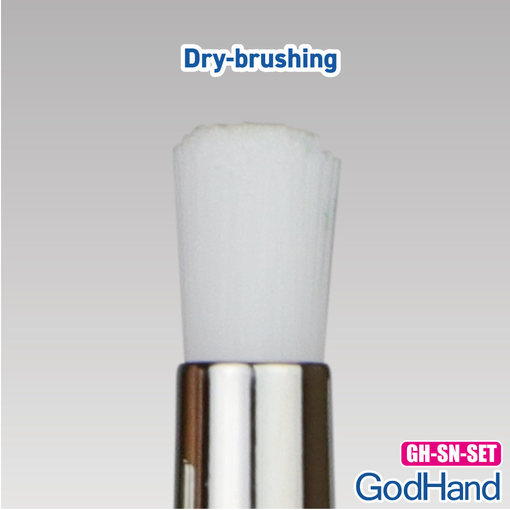 Godhand GH-BRSP-SN-SET Brushwork Semi-PRO 4 Brushes Set - Glacier Hobbies - GodHand