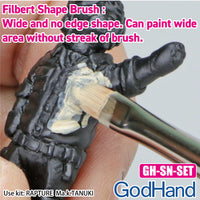 Godhand GH-BRSP-SN-SET Brushwork Semi-PRO 4 Brushes Set - Glacier Hobbies - GodHand