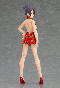 [PREORDER] figma Female Body (Mika) with Mini Skirt Chinese Dress Outfit - Glacier Hobbies - Max Factory