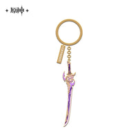 Genshin Impact Epitome Invocation Weapon Metal Keychain Pendant