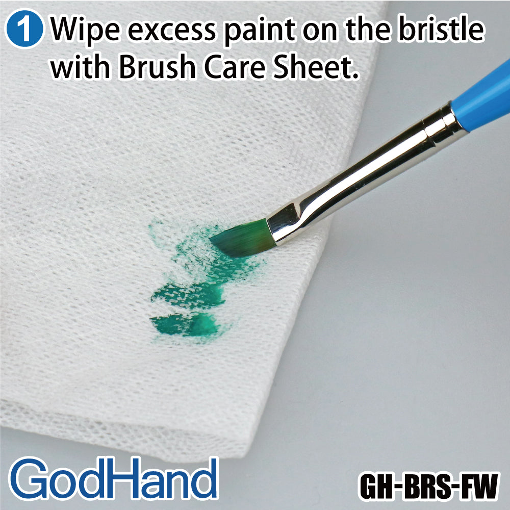 Godhand GH-BRS-FW Brush Care Sheets - Glacier Hobbies - GodHand