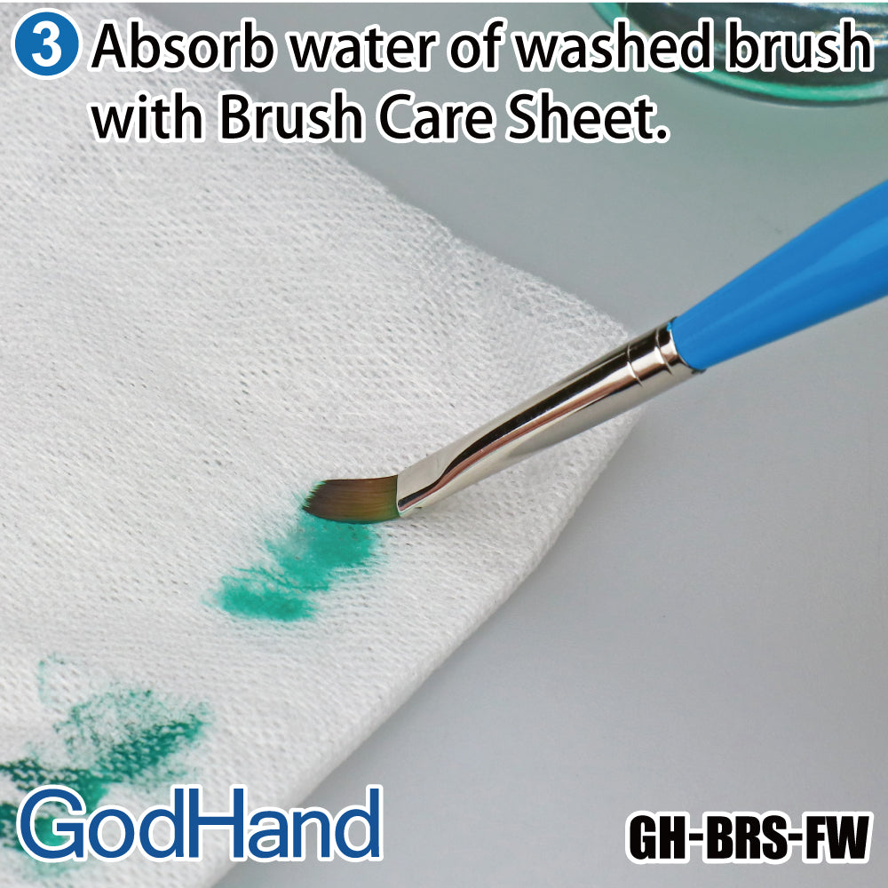 Godhand GH-BRS-FW Brush Care Sheets - Glacier Hobbies - GodHand