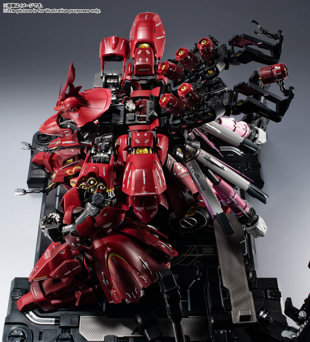 Metal Structure Kaitai-Shou-Ki MSN-04 Sazabi - Glacier Hobbies - Bandai