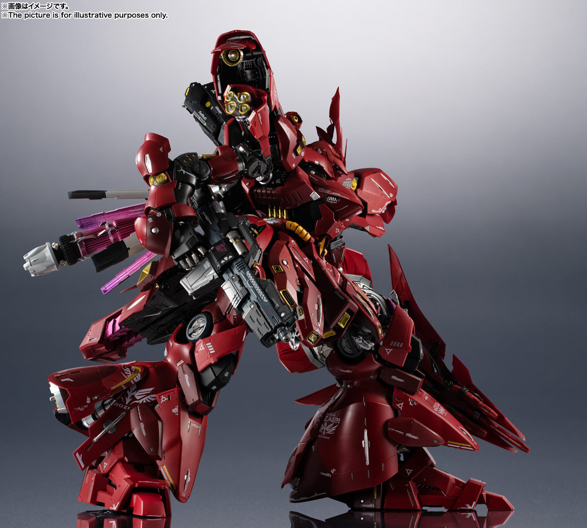 Metal Structure Kaitai-Shou-Ki MSN-04 Sazabi - Glacier Hobbies - Bandai