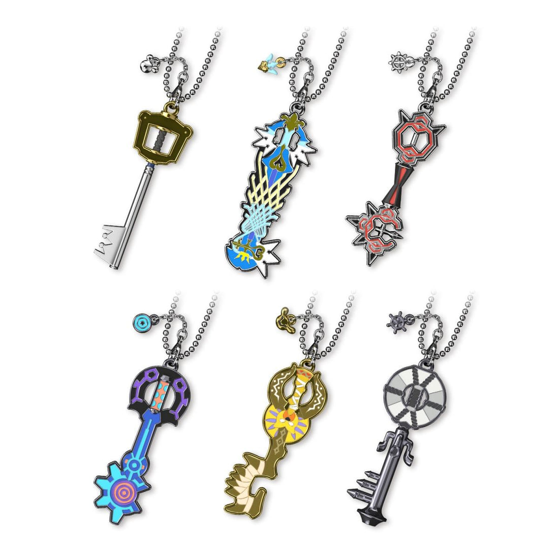 Kingdom Hearts Keyblade Collection 3 (Box of 6) - Glacier Hobbies - Bandai