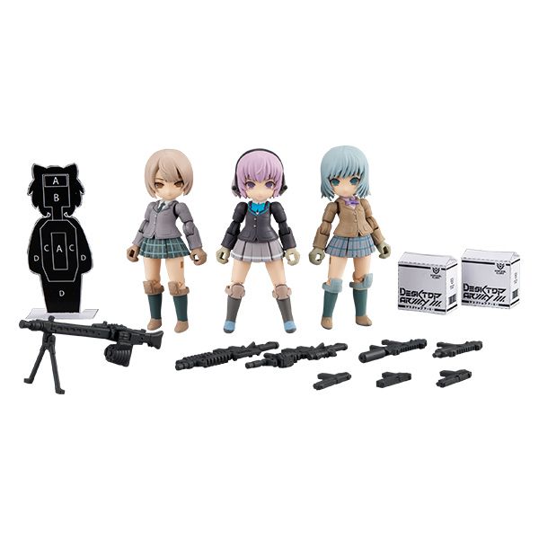 Little Armory Vol 1 Set Desktop Army - Glacier Hobbies - Megahouse